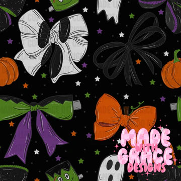 Halloween Bows Black