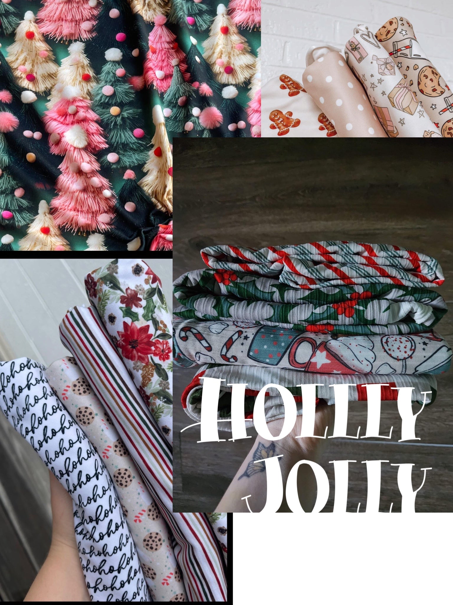 Holly Jolly Bag (FABRIC ONLY)