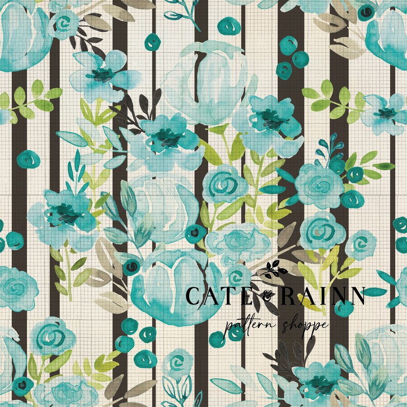 Vintage Aqua Blue